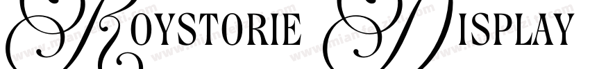 Roystorie Display Regular字体转换